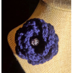 Crocheted Flower Brooches