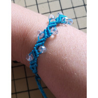 Blue Macrame bracelet